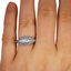 The Henley Ring, smallzoomed in top view on a hand