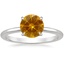 18K White Gold Petite Elodie 1.5mm Ring, smalltop view