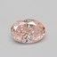 0.49 Ct. Fancy Intense Pink Oval Lab Grown Diamond