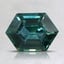 8.5x6.1mm Teal Hexagon Montana Sapphire