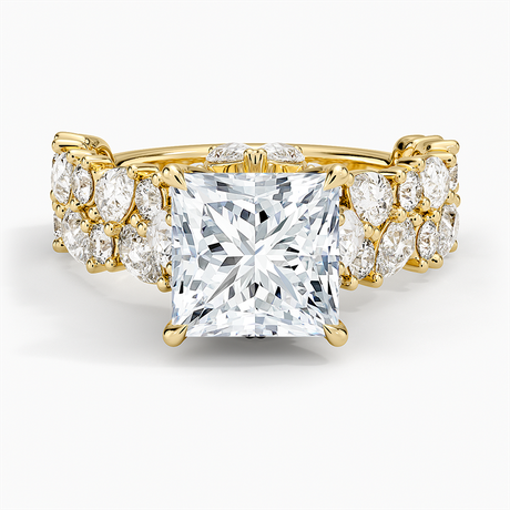 Olivetta Double Row Diamond Ring