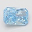 2.84 Ct. Fancy Vivid Blue Radiant Lab Grown Diamond