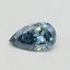 0.53 Ct. Fancy Vivid Blue Pear Lab Grown Diamond