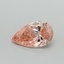0.32 Ct. Fancy Vivid Pink Pear Lab Grown Diamond