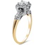 The Wilma Ring, smalltop view on a hand