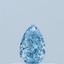 0.34 Ct. Fancy Vivid Blue Pear Lab Grown Diamond