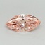 0.36 Ct. Fancy Vivid Pink Marquise Lab Grown Diamond