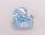 3.23 Ct. Fancy Vivid  Blue Heart Lab Grown Diamond