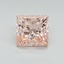 1.67 Ct. Fancy Intense Pink Princess Lab Grown Diamond