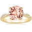 18K Yellow Gold Petite Luxe Twisted Vine Diamond Ring (1/4 ct. tw.), smalltop view