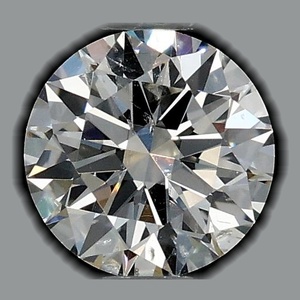 Round diamond — real photo
