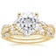 18KY Moissanite Luxe Willow Bridal Set (1/2 ct. tw.), smalltop view