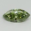 1.02 Ct. Fancy Vivid Green Marquise Lab Grown Diamond