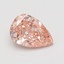 0.76 Ct. Fancy Vivid Pink Pear Lab Grown Diamond