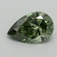 1.51 Ct. Fancy Vivid Green Pear Lab Grown Diamond