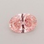 0.42 Ct. Fancy Intense Pink Oval Lab Grown Diamond