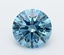 1.05 Ct. Fancy Vivid  Blue Round Lab Grown Diamond