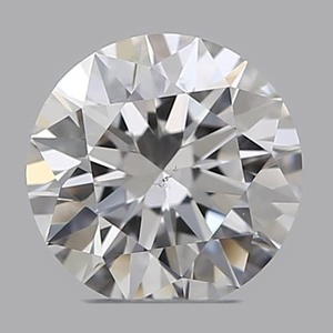 Round diamond — real photo