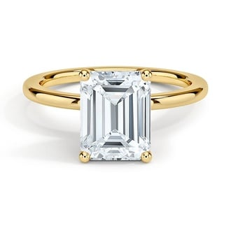 Custom Petal-Inspired Hidden Diamond Ring