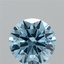 1.56 Ct. Fancy Vivid Blue Round Lab Grown Diamond
