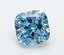 3.01 Ct. Fancy Vivid  Blue Cushion Lab Grown Diamond