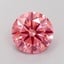 3.23 Ct. Fancy Vivid  Pink Round Lab Grown Diamond