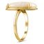 The Camberdale Ring, smalltop view on a hand