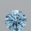 2.59 Ct. Fancy Vivid Blue Round Lab Grown Diamond
