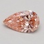 0.70 Ct. Fancy Intense Pink Pear Lab Grown Diamond