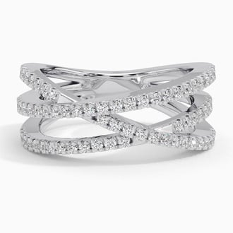 Diamond Wrap Wedding Ring