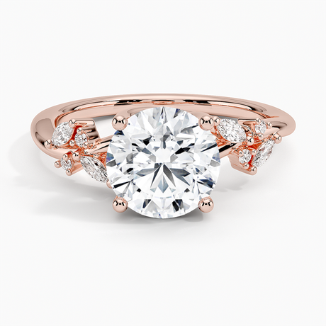 14K Rose Gold Arden Diamond Ring
