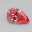 0.26 Ct. Fancy Vivid Pink Pear Lab Grown Diamond