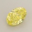 1.74 Ct. Fancy Vivid  Yellow Oval Lab Grown Diamond