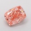 2.03 Ct. Fancy Intense  Pink Cushion Lab Grown Diamond