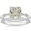 18K White Gold Petite Versailles Diamond Ring (1/6 ct. tw.) with Joelle Diamond Ring