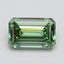 1.54 Ct. Fancy Vivid Green Emerald Lab Grown Diamond
