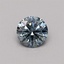 0.31 Ct. Fancy Vivid Blue Round Lab Grown Diamond