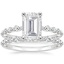 18KW Moissanite Marseille Diamond Bridal Set (1/2 ct. tw.), smalltop view