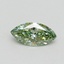 0.51 Ct. Fancy Intense Green Marquise Lab Grown Diamond