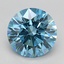 2.28 Ct. Fancy Vivid Blue Round Lab Grown Diamond