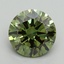 5.00 Ct. Fancy Vivid Green Round Lab Grown Diamond