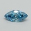 0.59 Ct. Fancy Vivid Malibu Blue Marquise Lab Grown Diamond