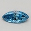 0.31 Ct. Fancy Vivid Blue Marquise Lab Grown Diamond