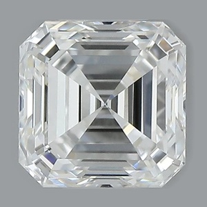 Asscher diamond — real photo