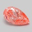 2.08 Ct. Fancy Vivid Pink Pear Lab Grown Diamond