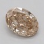 1.05 Ct. Light  Brown Oval Lab Grown Diamond