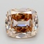 2.01 Ct. Very Light  Brown Cushion Lab Grown Diamond