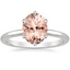 18K White Gold Esme 1.8mm Ring, smalltop view