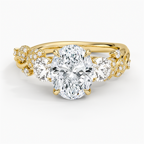 Canopy Three Stone Diamond Ring