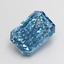 2.51 Ct. Fancy Vivid  Blue Radiant Lab Grown Diamond